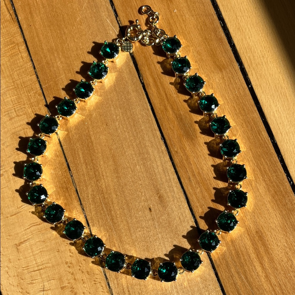 Talbots  Green and Gold Necklace - Picture 2 of 3